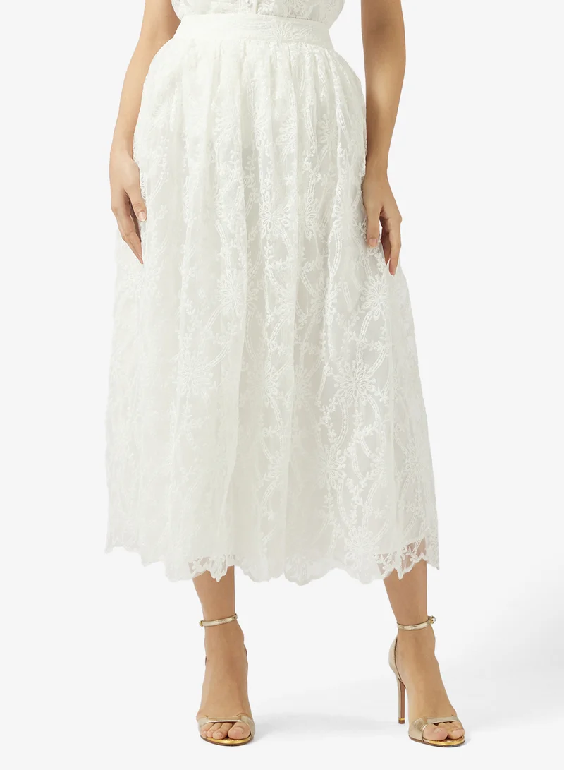 Khizana  Lace Top & Skirt Set for Women | Best Price UAE